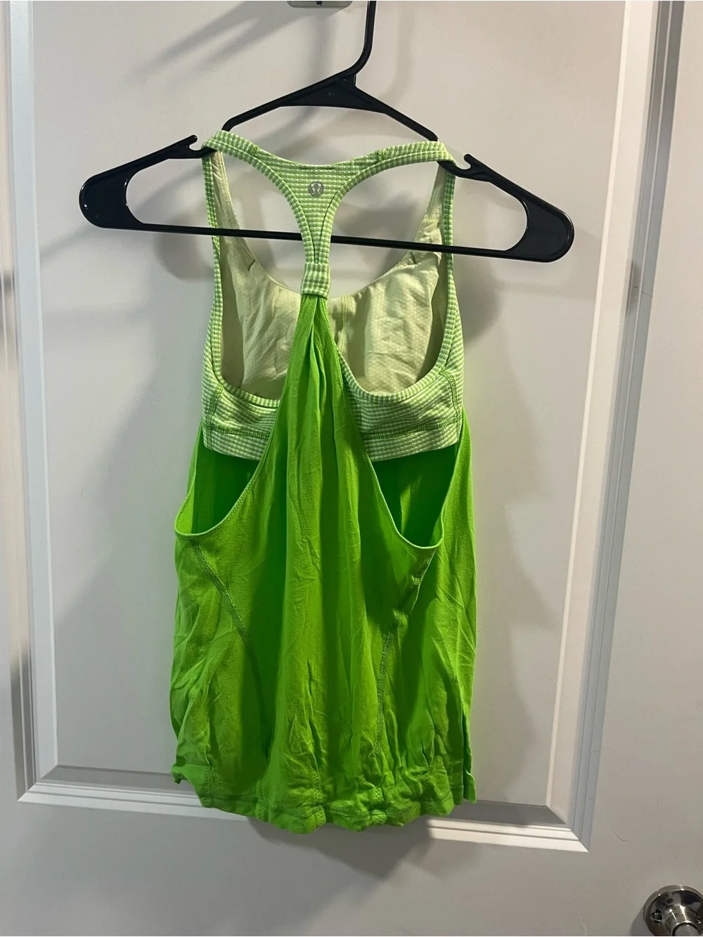 lululemon athletica Neon Lime Racerback Tank